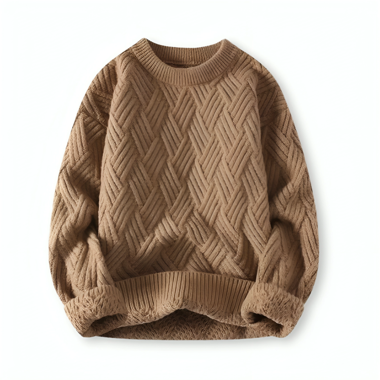 Jonas – Maglione Uomo Girocollo Texturizzato Casual