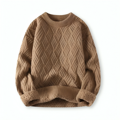 Jonas – Maglione Uomo Girocollo Texturizzato Casual