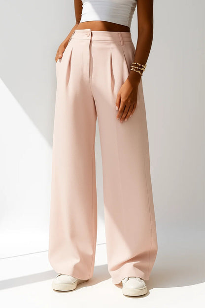 Debora – Pantaloni Ampi Con Pinces Dalla Linea Strutturata