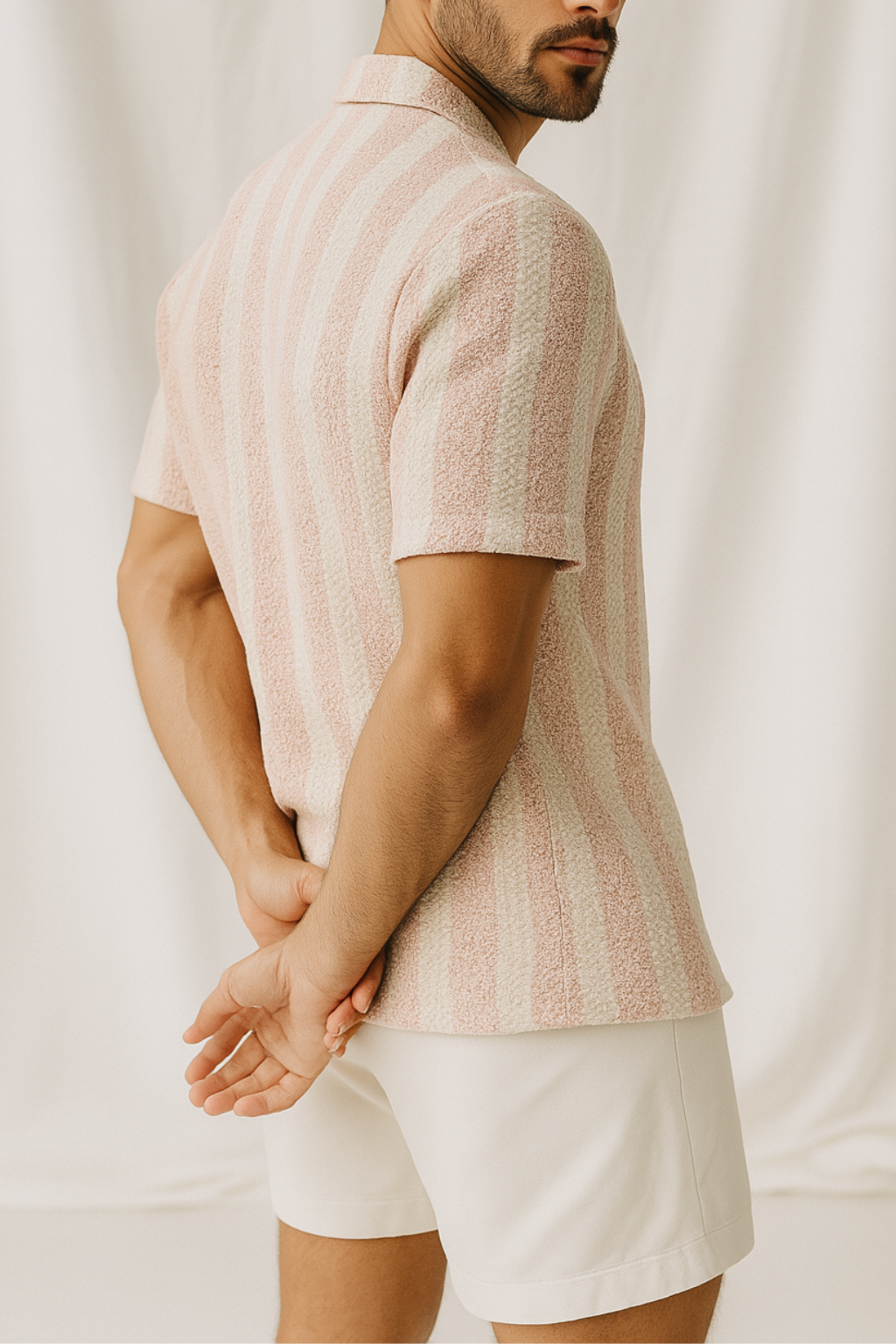 Harvino - Camicia Uomo Maniche Corte Casual Estiva Elegante