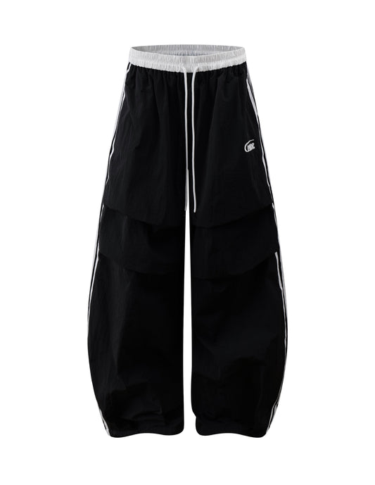 Pietrina - Pantaloni Casual Plissé Righe Donna Moderni Eleganti