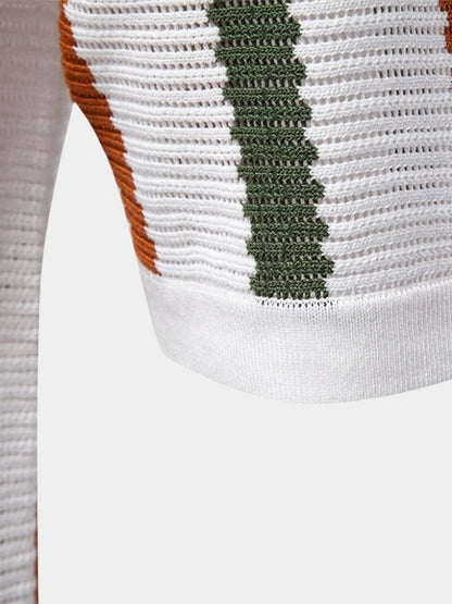 Michele – Polo Con Righe Verticali Per Un Look Iconico E Raffinato