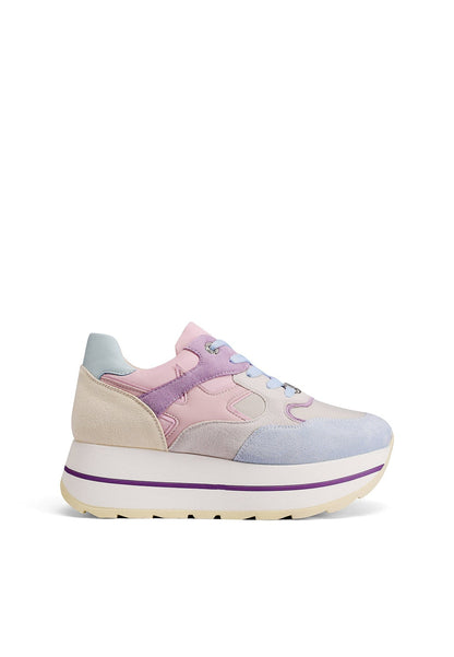 Quesia - Sneakers da donna moderne e versatili Blu Rosa