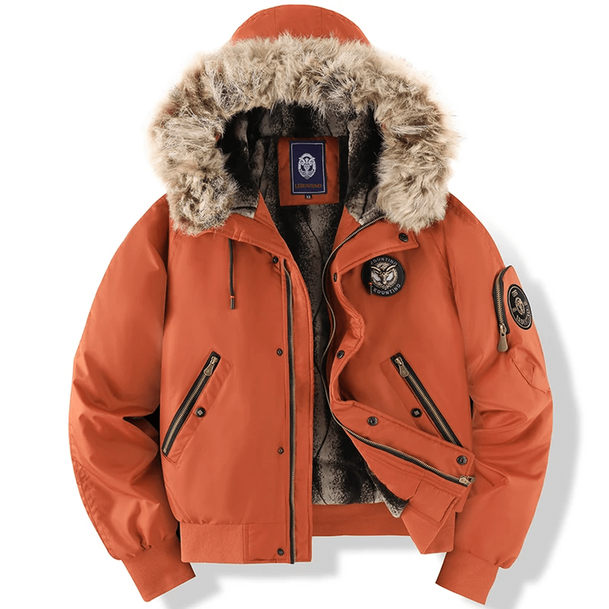 Ilario - Bomber Uomo Invernale Urban con Cappuccio