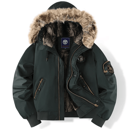 Ilario - Bomber Uomo Invernale Urban con Cappuccio