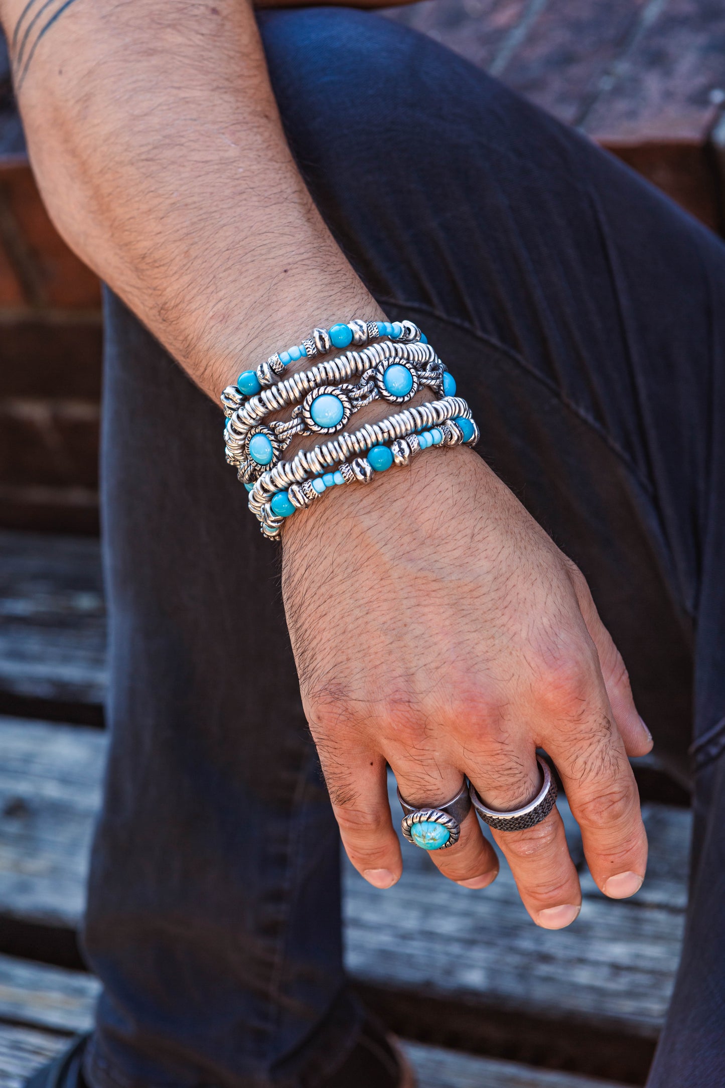 Remigio - Bracciale Elegante Uomo Moderno Raffinato