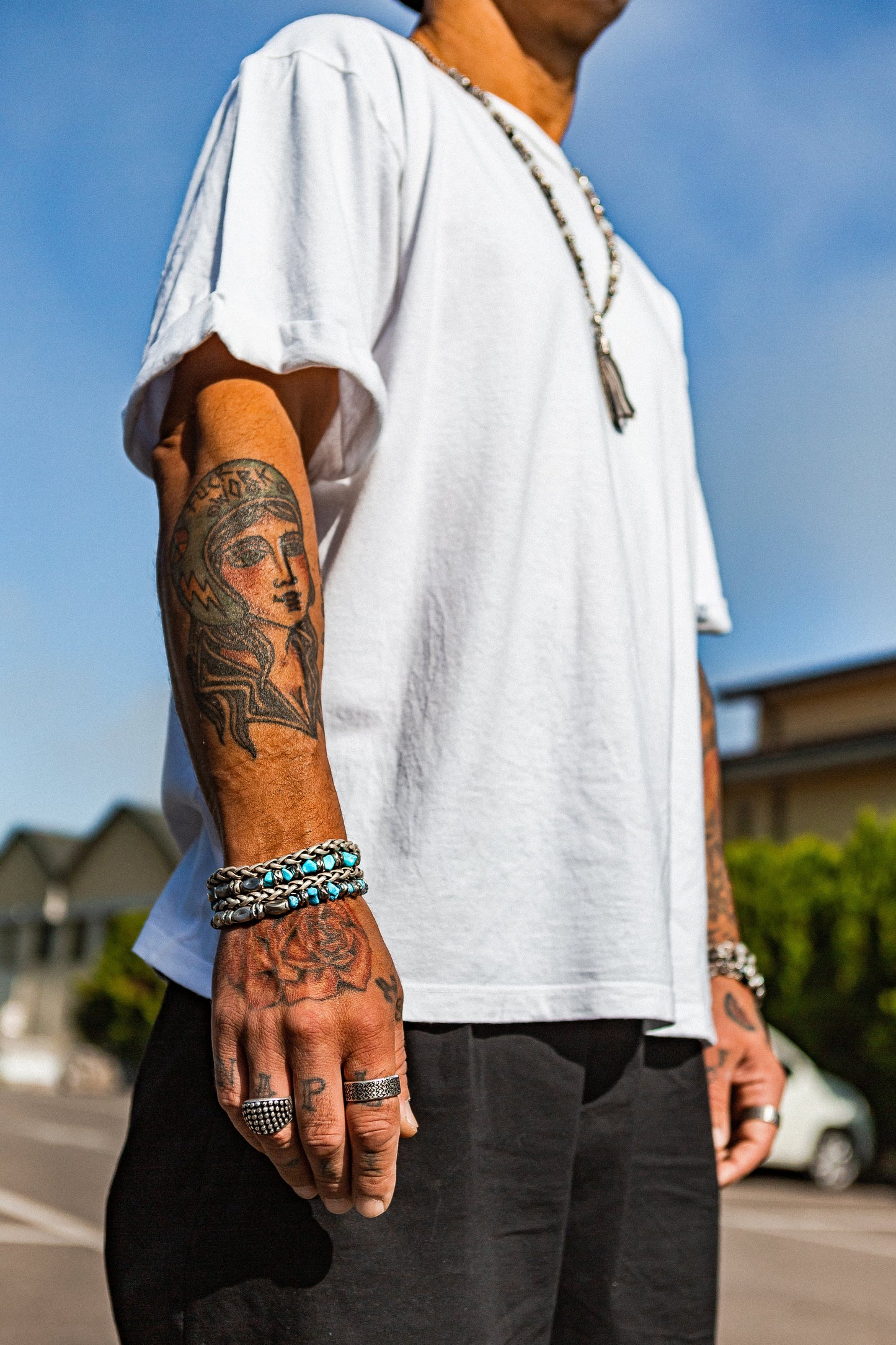 Maurizio - Bracciale Uomo Elegante Stile Contemporaneo