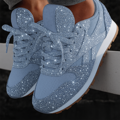 Rosamunde – Sneakers Glitterate da Donna Azzurro