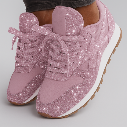 Rosamunde – Sneakers Glitterate da Donna Rosa