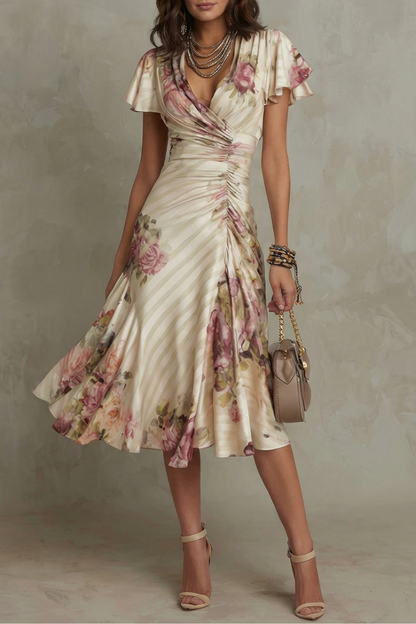 Raffaella – Abito Midi Incrociato Di Classe Per Un Look Esclusivo