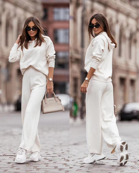 Rosella - Set coordinato elegante da donna Bianco