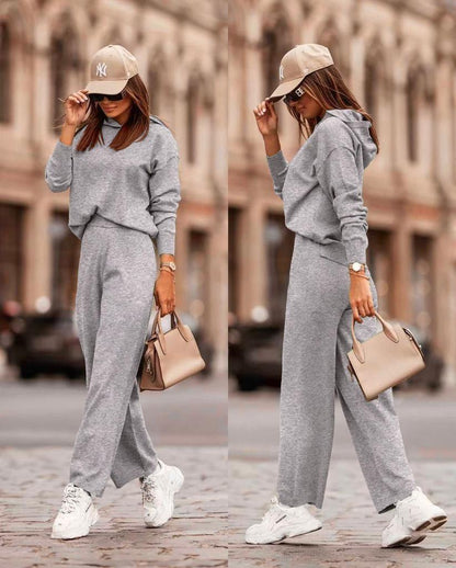 Rosella - Set coordinato elegante da donna Grigio