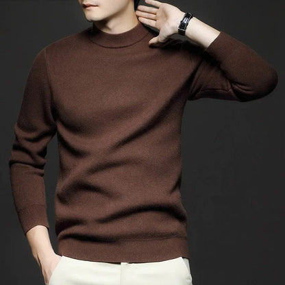 Damiano - Maglione Uomo Collo Alto Senza Tempo