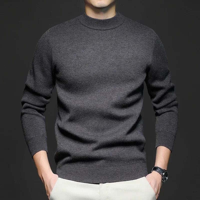 Damiano - Maglione Uomo Collo Alto Senza Tempo