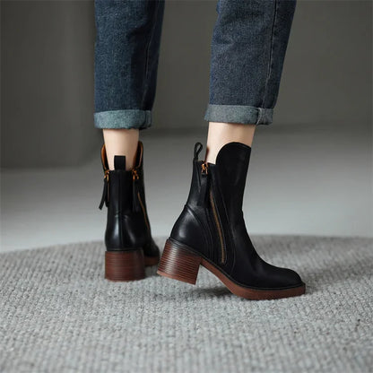 Aurora – Stivali in Pelle Eleganti e Alla Moda Donna