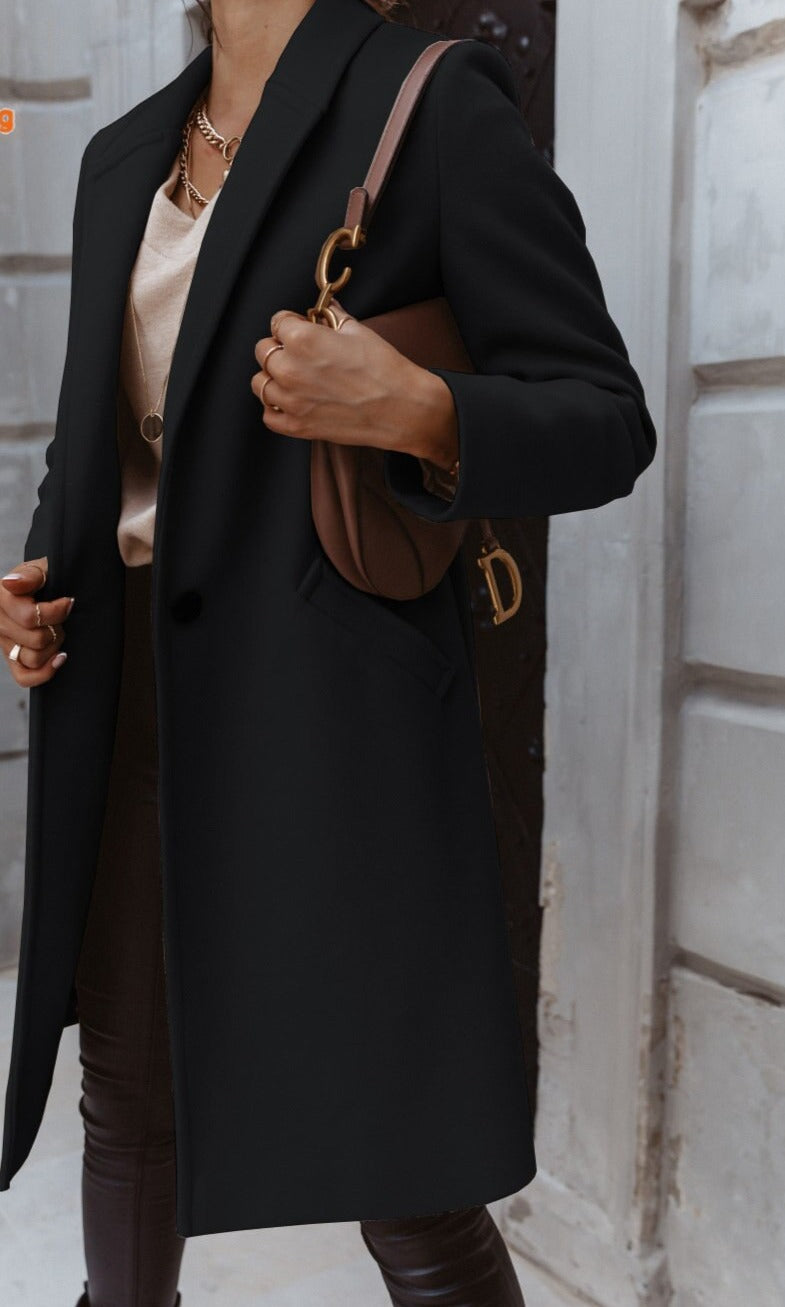 Sveva – Cappotto Invernale Monopetto Dal Design Classico
