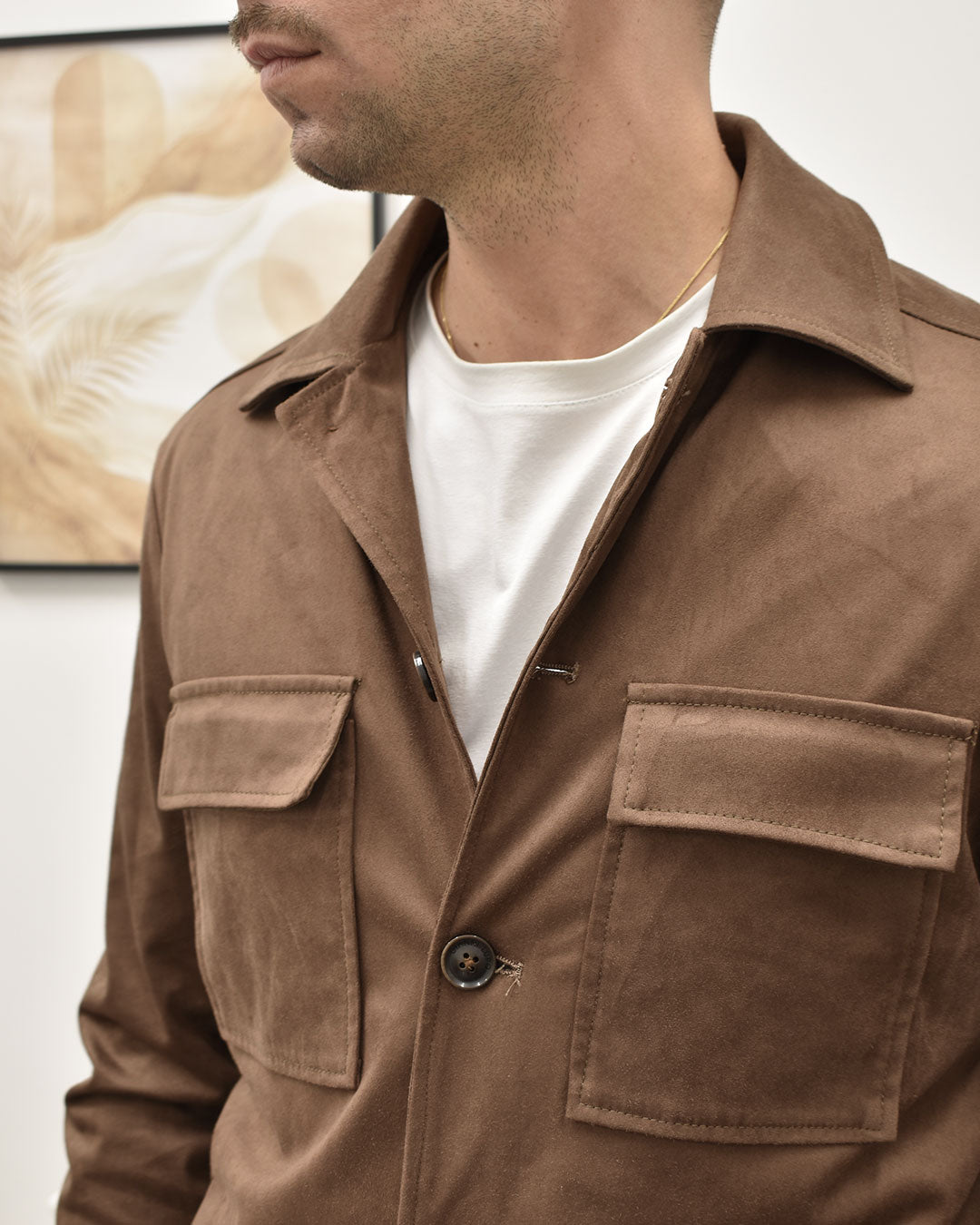 Ignazio - Giubbino Overshirt Leggero Uomo Contemporaneo