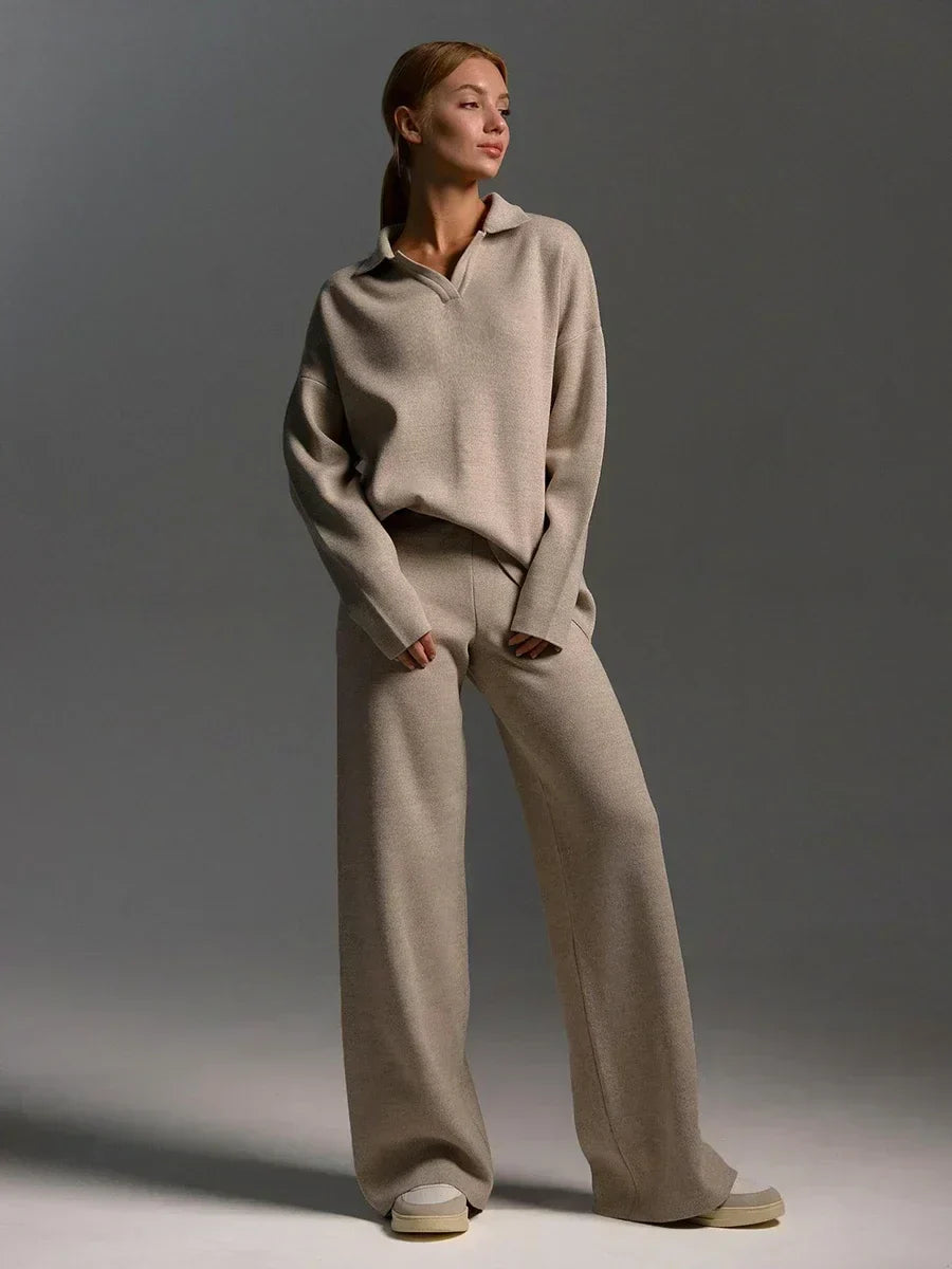 Lorenza - Completo in Maglia Donna Comodo ed Elegante