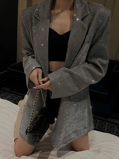 Alice – Blazer Elegante da Donna con Paillettes