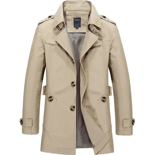 Claudio – Trench Autunnale Classico da Uomo