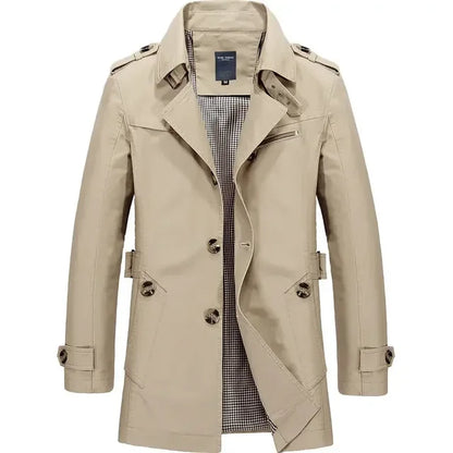 Claudio – Trench Autunnale Classico da Uomo