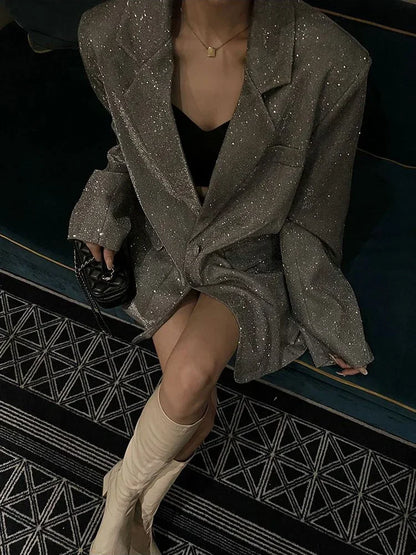 Alice – Blazer Elegante da Donna con Paillettes