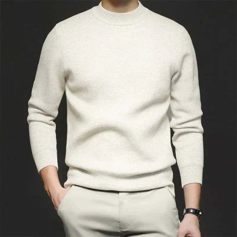 Damiano - Maglione Uomo Collo Alto Senza Tempo