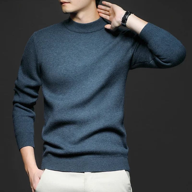 Damiano - Maglione Uomo Collo Alto Senza Tempo