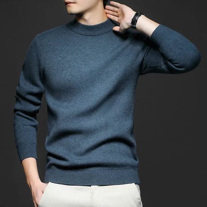 Damiano - Maglione Uomo Collo Alto Senza Tempo