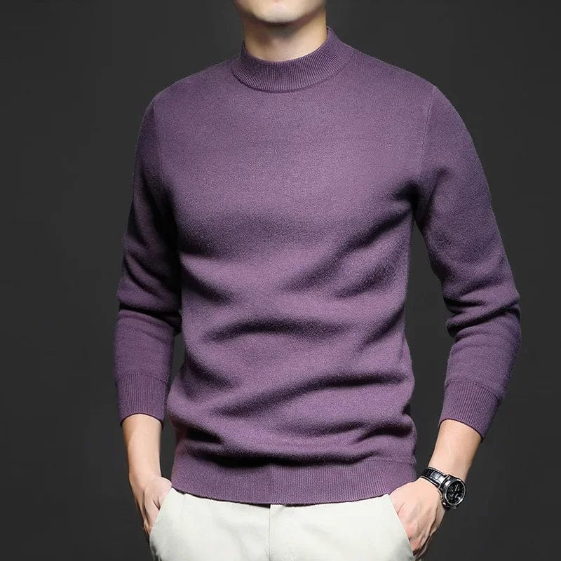 Damiano - Maglione Uomo Collo Alto Senza Tempo