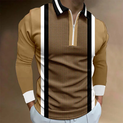 Hektor - Polo Uomo con Chiusura a Zip