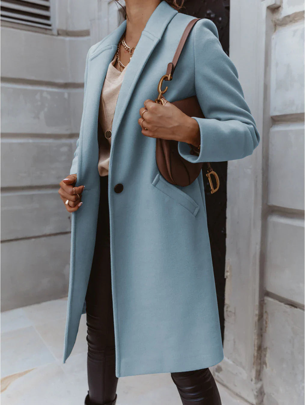 Sveva – Cappotto Invernale Monopetto Dal Design Classico
