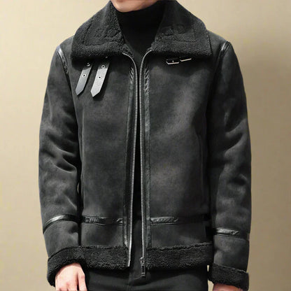 Ferruccio - Cappotto Invernale Uomo Cinturato Elegante