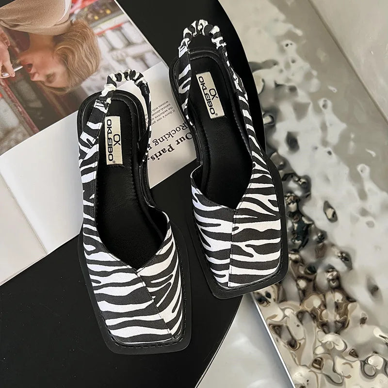 Elettra – Sandali Slingback Stile Urbano Casual Donna