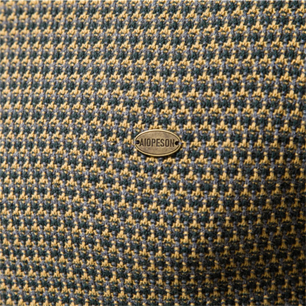 Domenego - Maglione Uomo Motivo Quadri Elegante Moderno