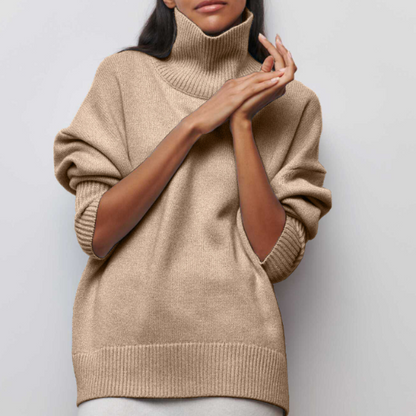 Brunora - Maglione dolcevita lavorato a maglia