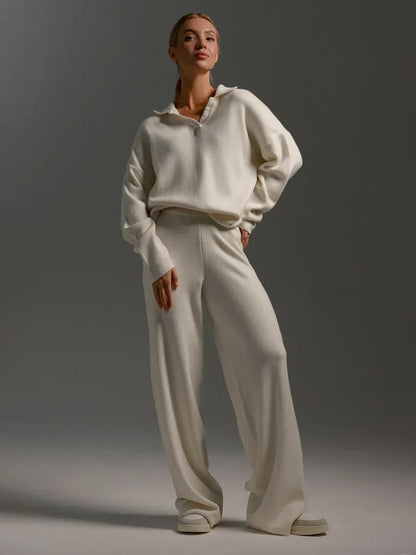 Agata – Set Polo Con Pantaloni A Zampa