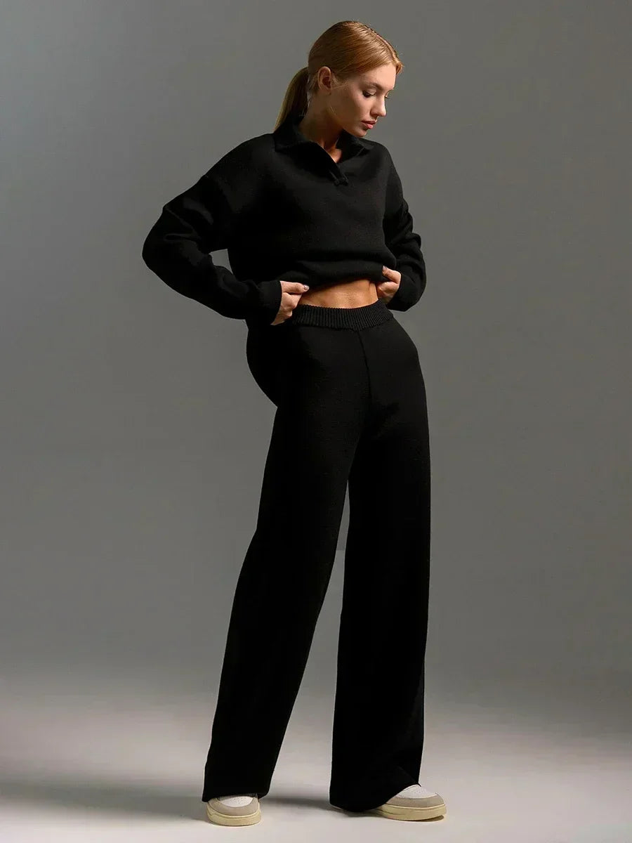 Lorenza - Completo in Maglia Donna Comodo ed Elegante