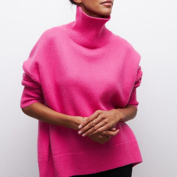 Brunora - Maglione dolcevita lavorato a maglia