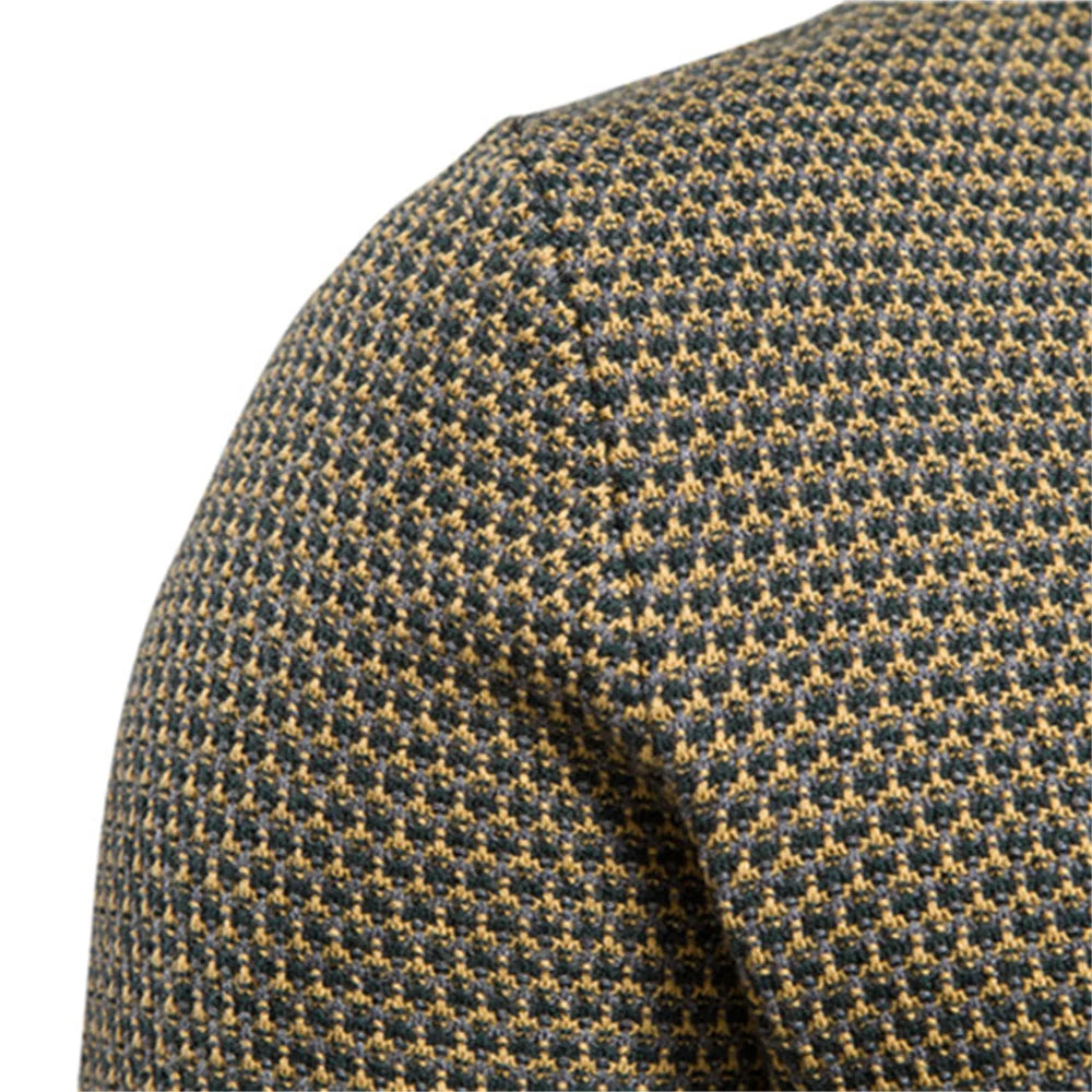 Domenego - Maglione Uomo Motivo Quadri Elegante Moderno