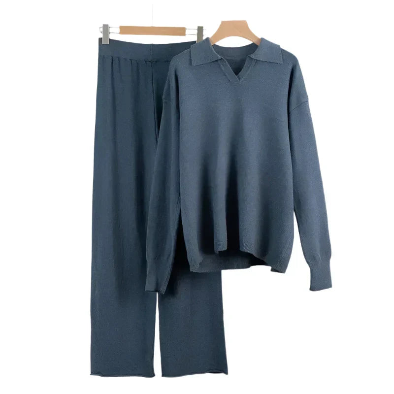 Lorenza - Completo in Maglia Donna Comodo ed Elegante