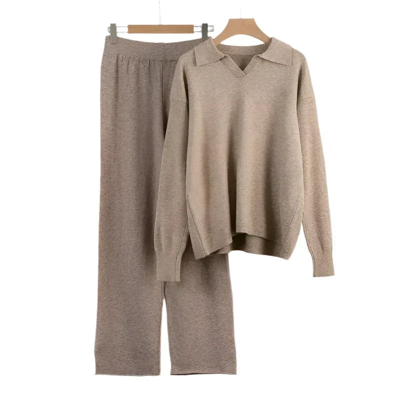 Lorenza - Completo in Maglia Donna Comodo ed Elegante