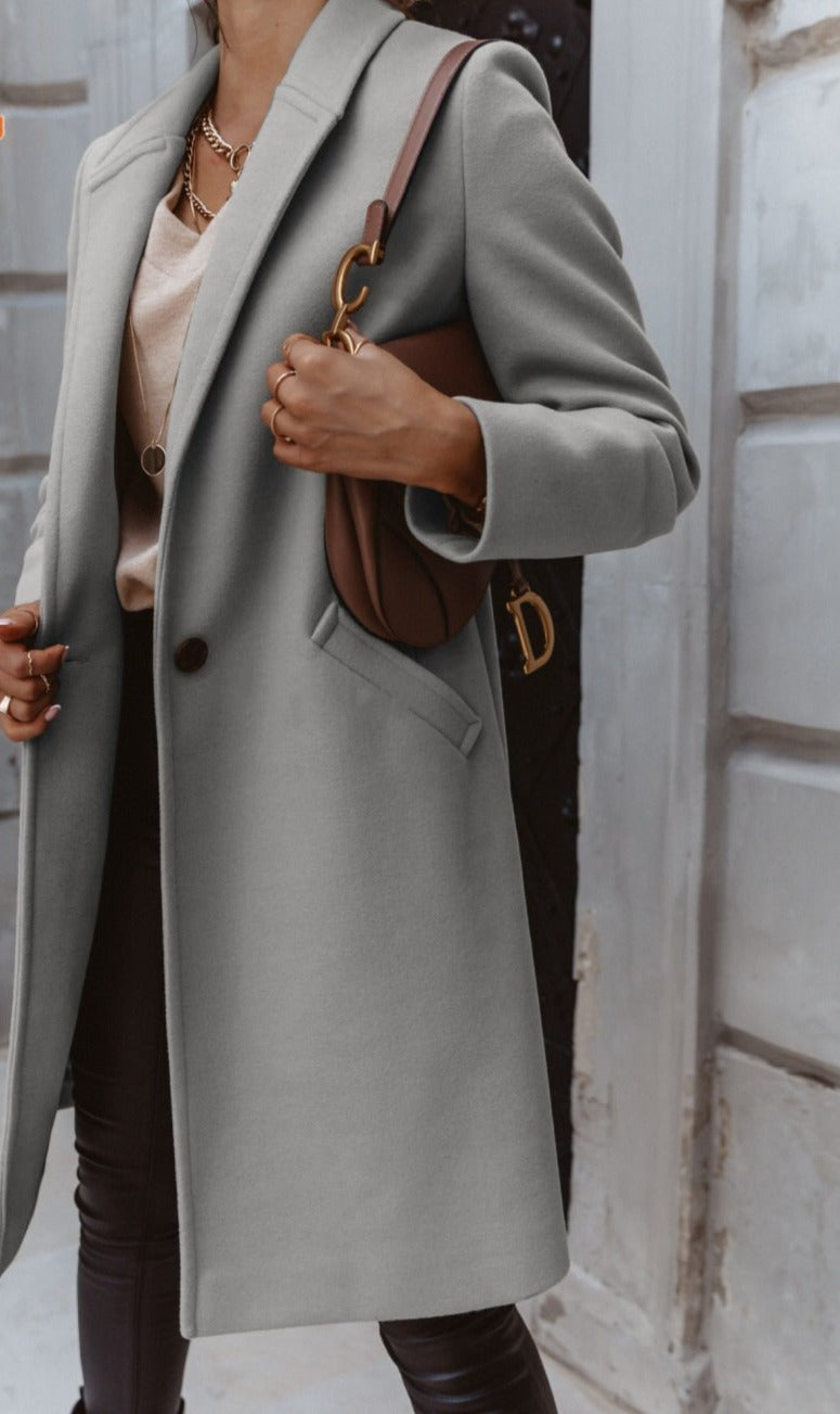 Sveva – Cappotto Invernale Monopetto Dal Design Classico