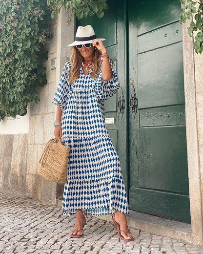 Isabella – Abito Lungo In Stile Bohemien Dalla Linea Fluida