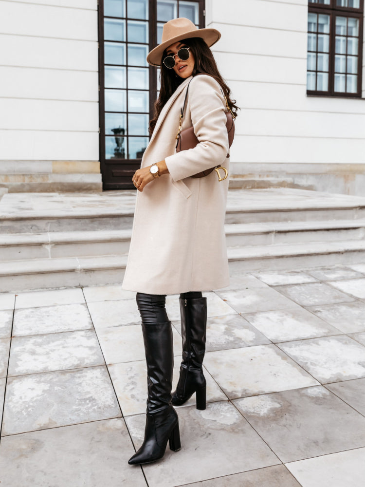 Sveva – Cappotto Invernale Monopetto Dal Design Classico