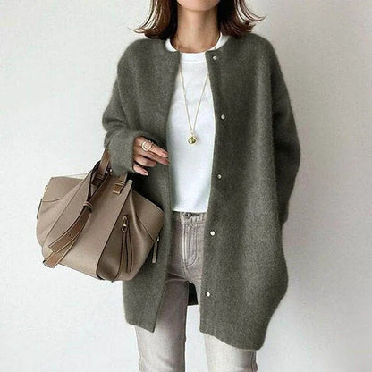 Silvia - Cardigan in Maglia con Chiusura a Bottoni