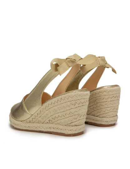 Donata - Sandali Donna con Zeppa in Stile Espadrillas