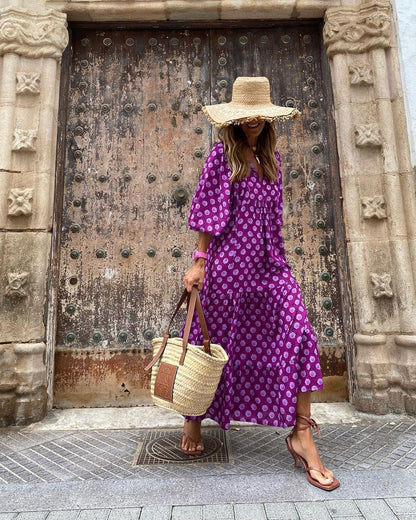 Isabella – Abito Lungo In Stile Bohemien Dalla Linea Fluida