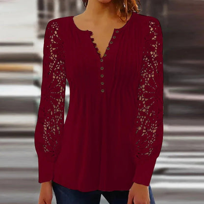 Karin – Camicetta Elegante Con Scollo A V Per Un Look Sofisticato