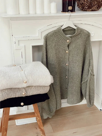 Violetta – Cardigan Oversize Donna Elegante